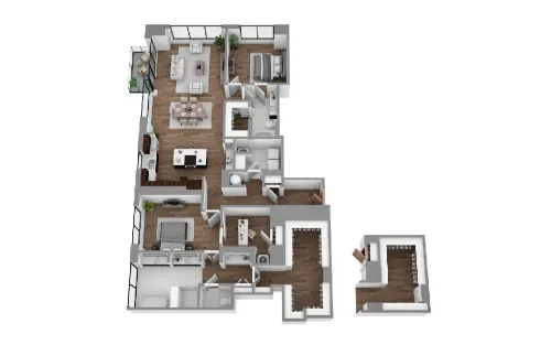 Hanover Republic Square floorplan 6