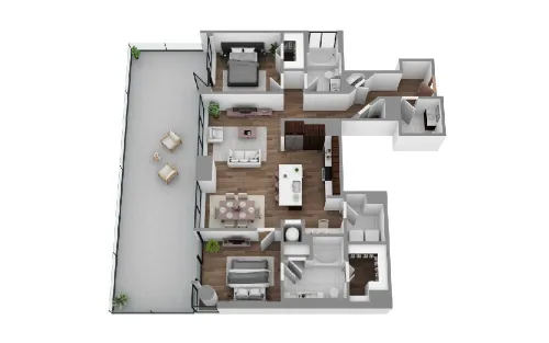 Hanover Republic Square floorplan 7