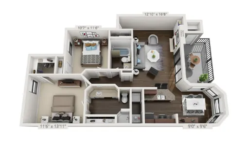 Hardrock Canyon floor plan 1