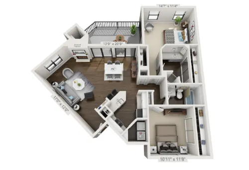 Hardrock Canyon floor plan 4