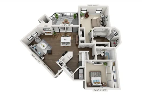 Hardrock Canyon floor plan 5