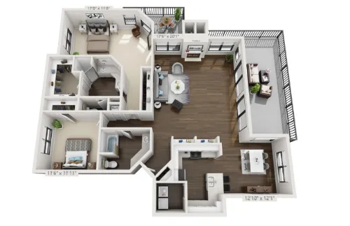 Hardrock Canyon floor plan 6