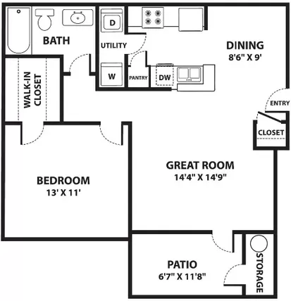 Heritage ParkLakeview Park Denison Floorplan 1