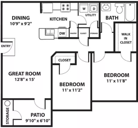 Heritage ParkLakeview Park Denison Floorplan 2