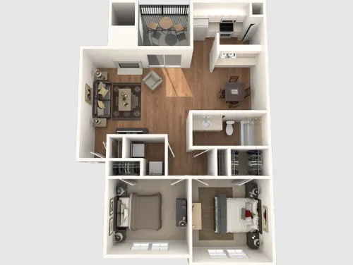 High Oaks floor plan 1