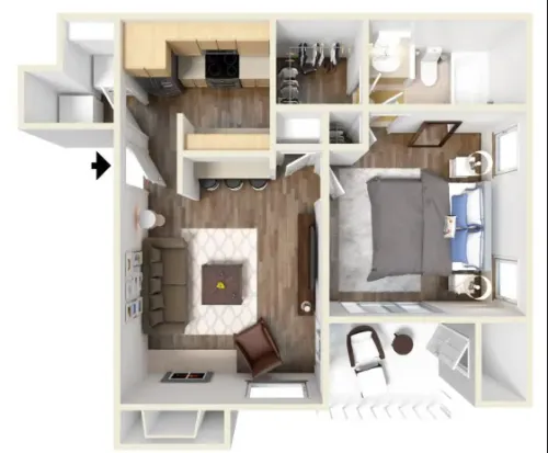 High Oaks floor plan 1