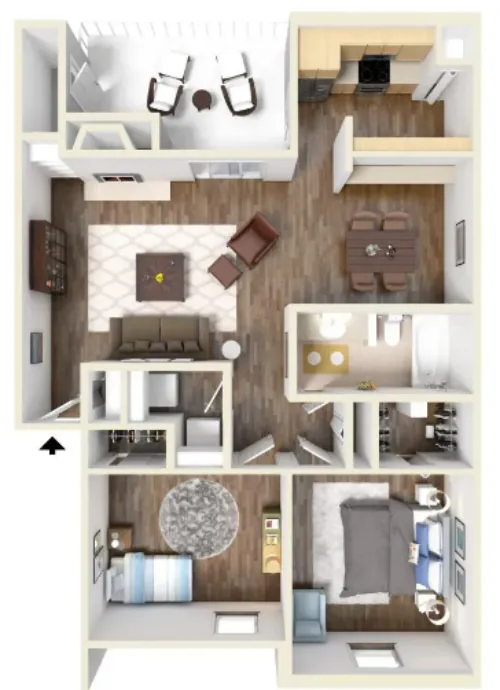 High Oaks floor plan 3