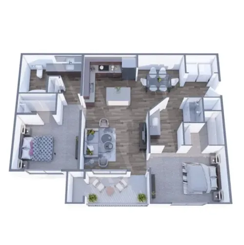 Highline Apartments floor plan 2