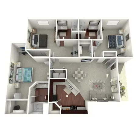 Hudson Trails Apartments FloorPlan 6