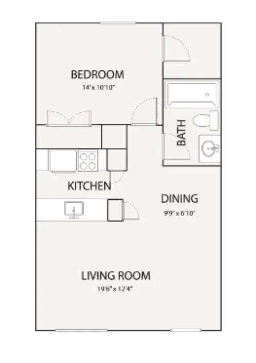 Kensington Court floor plan 1