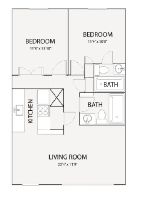 Kensington Court floor plan 2