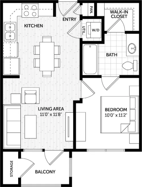 Lakeshore Pearl floor plan 1