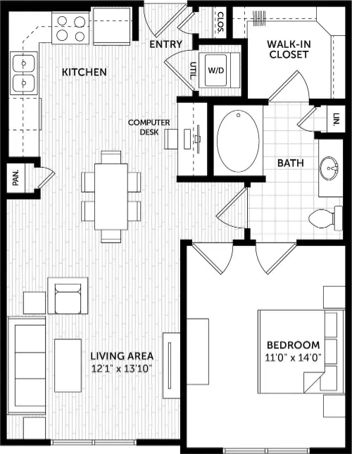 Lakeshore Pearl floor plan 5