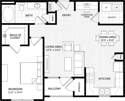 Lakeshore Pearl floor plan 6