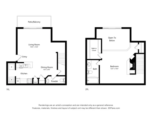 Langdon at Spring Creek Floorplan 1