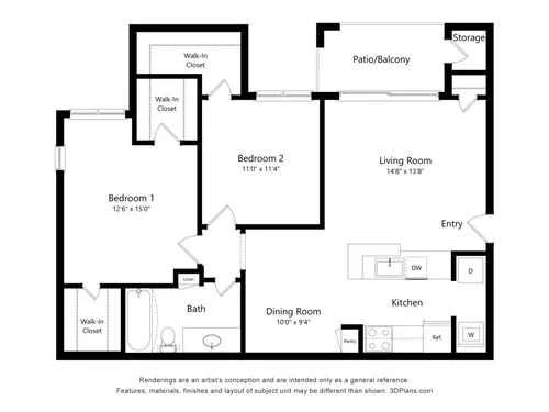 Langdon at Spring Creek Floorplan 3