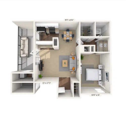 MAA Balcones Woods floor plan 1