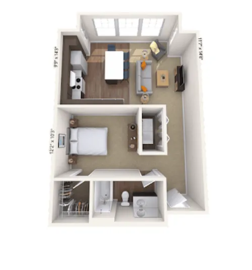 MAA West Austin floor plan 1