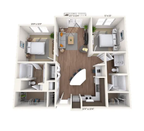 MAA West Austin floor plan 3