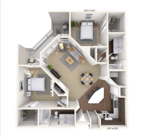 MAA West Austin floor plan 4