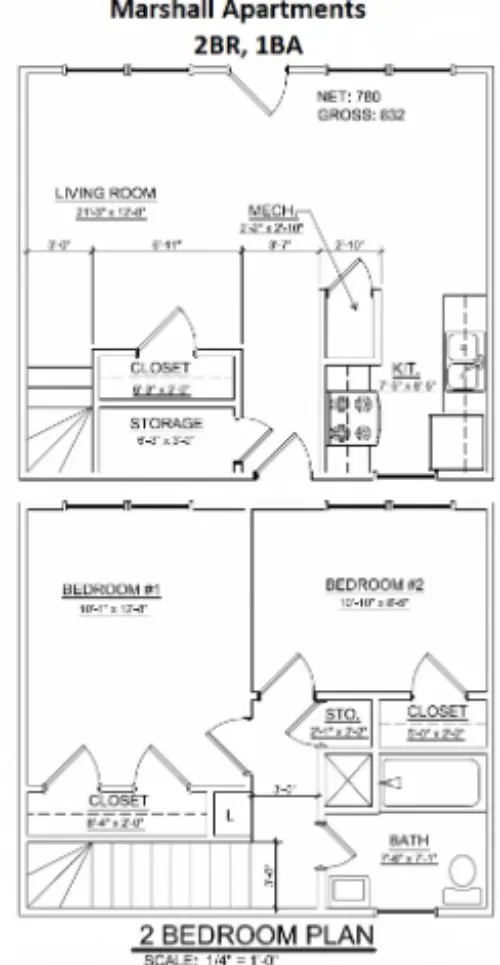 Marshall floor plan 2