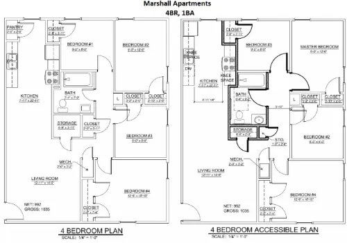 Marshall floor plan 4