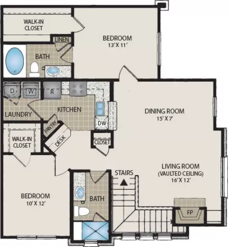 McDermott Place Plano Floorplan 4