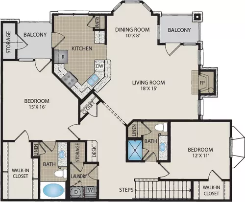 McDermott Place Plano Floorplan 7