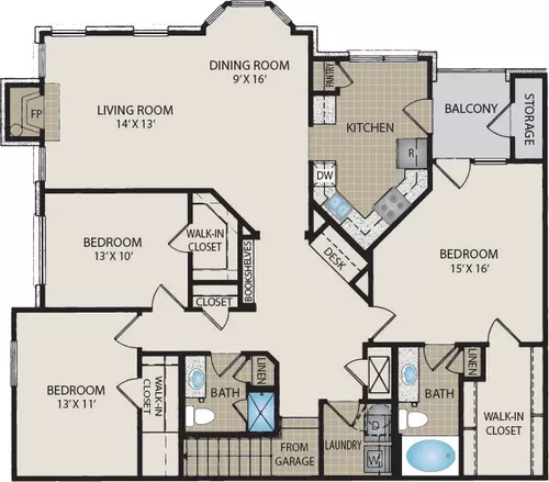 McDermott Place Plano Floorplan 9