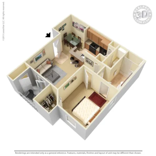 Northside on Travis Sherman Floorplan 1