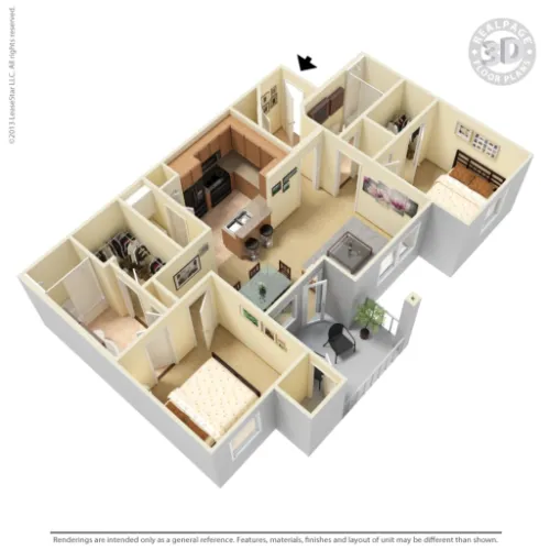 Northside on Travis Sherman Floorplan 3