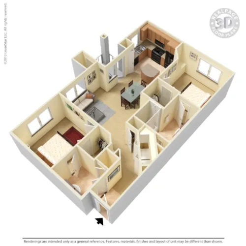 Northside on Travis Sherman Floorplan 4