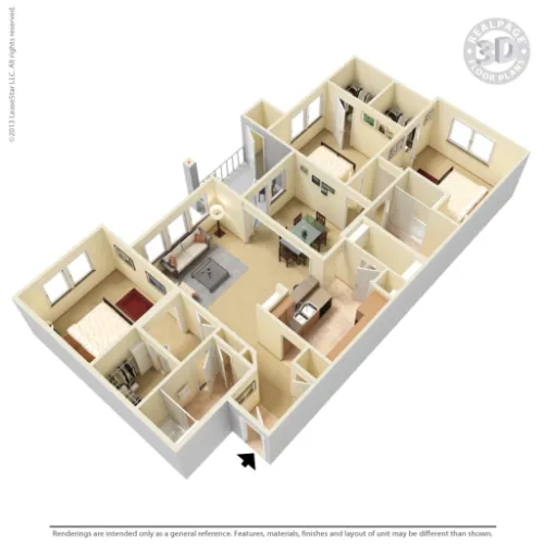 Northside on Travis Sherman Floorplan 5