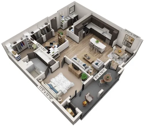 Overture Arboretum floorplan 6