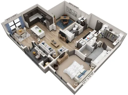 Overture Arboretum floorplan 7