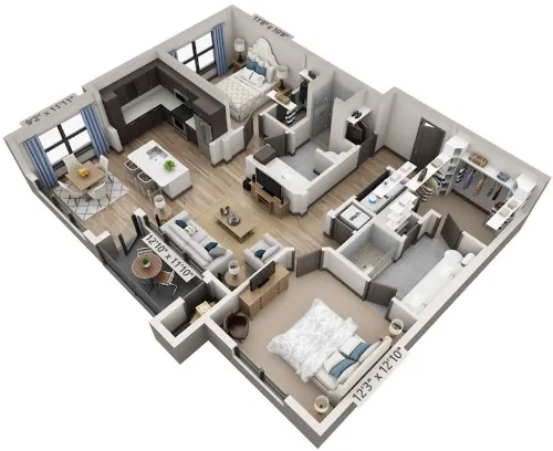 Overture Arboretum floorplan 8