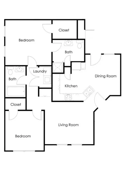 Park Manor 55+ Sherman Floorplan 3