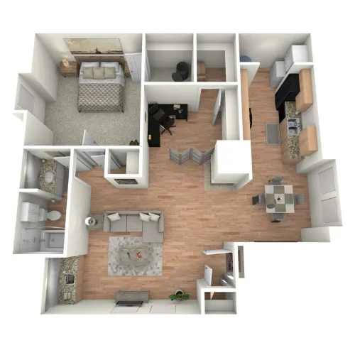 Park Springs Townhomes Plano Floorplan 2