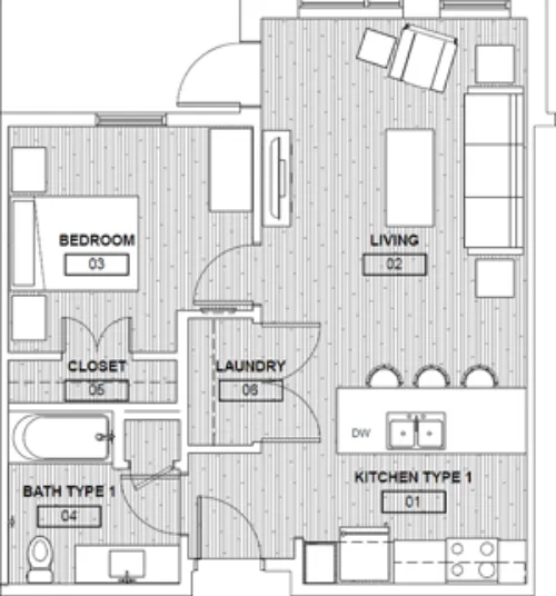 Pathways at Chalmers Courts South floorplan 1