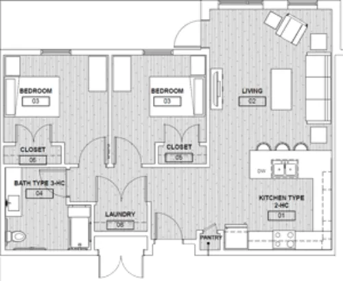 Pathways at Chalmers Courts South floorplan 3