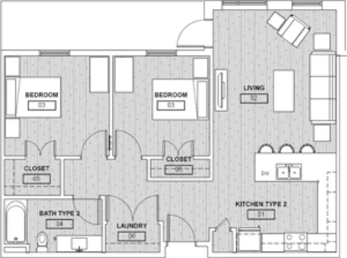 Pathways at Chalmers Courts South floorplan 4