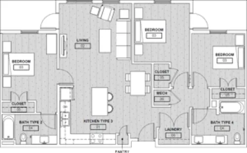 Pathways at Chalmers Courts South floorplan 6