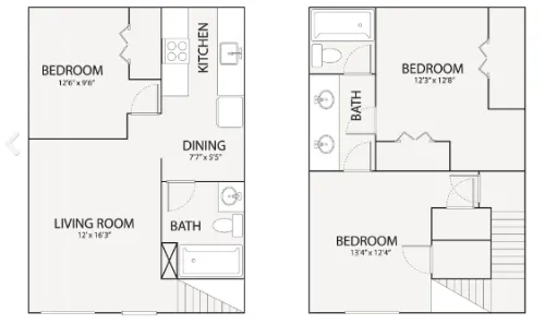 Penthouse floor plan 3