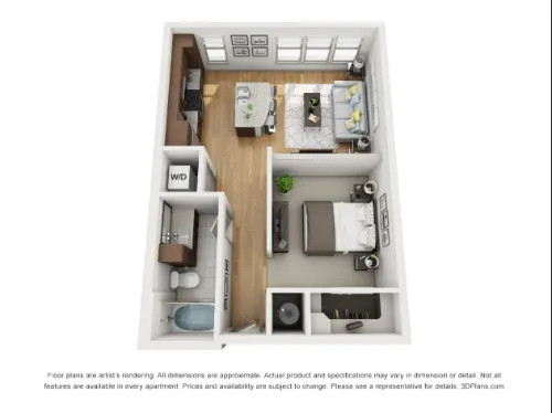 Pressler Apartments floor plan 1