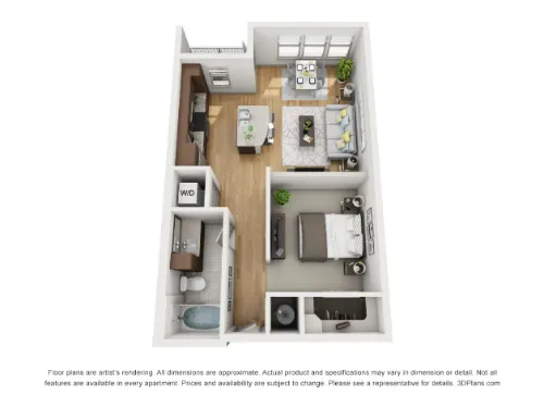 Pressler Apartments floor plan 3