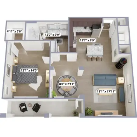 Residence at Oakmont Apartments FloorPlan 4