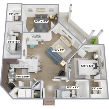 Residence at Oakmont Apartments FloorPlan 7