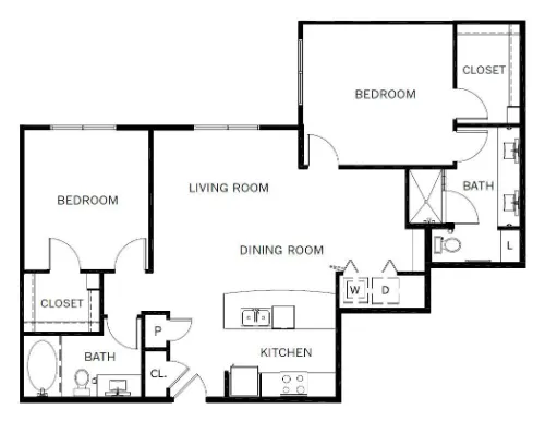 Residences at Saltillo floor plan 13