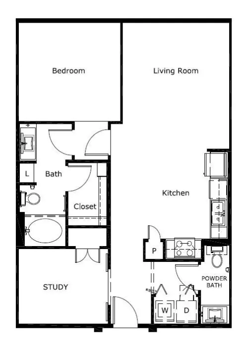 Residences at Saltillo floor plan 7