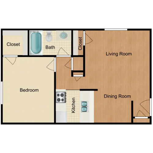 Riverside Townhomes floor plan 1